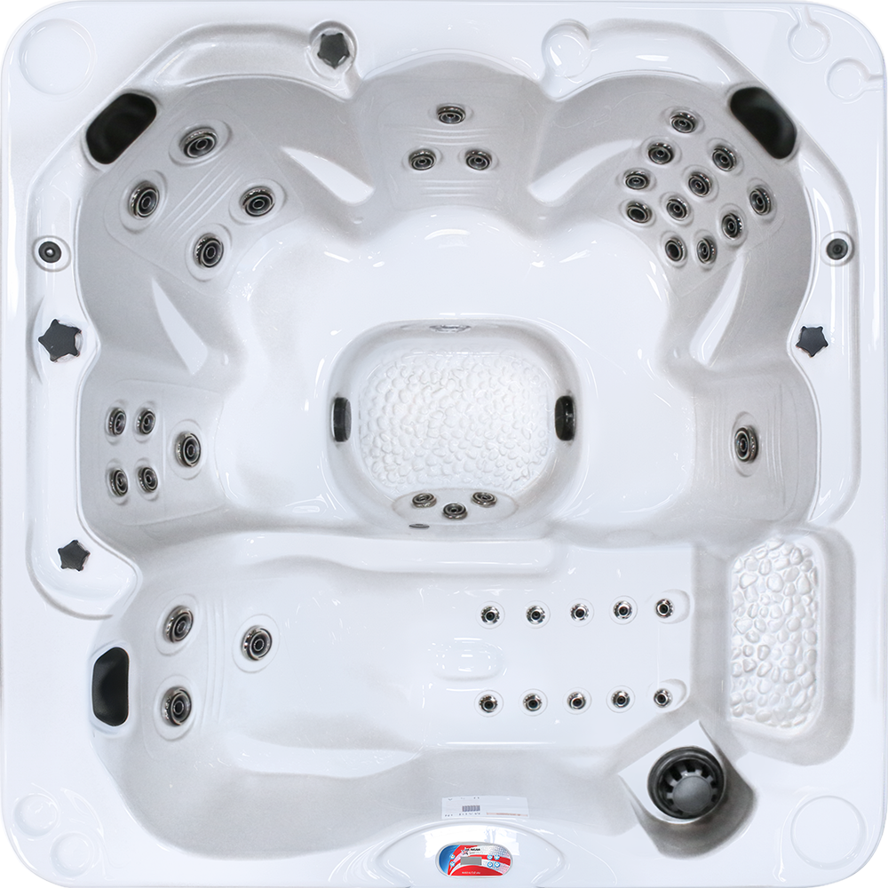 Hot Tubs, Spas, Portable Spas, for sale American Spas AMZ_740L-Top-White.png